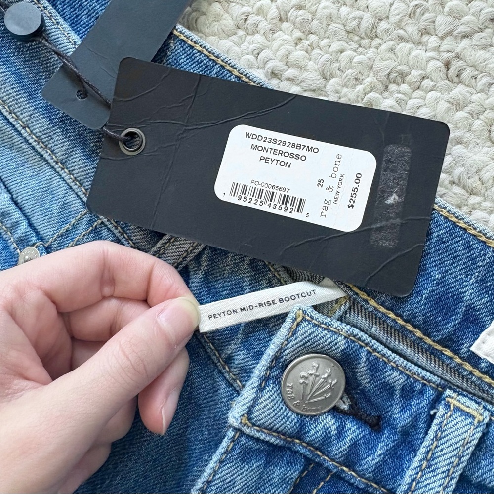 NWT rag & bone Peyton Bootcut Jeans - Picture 4 of 10